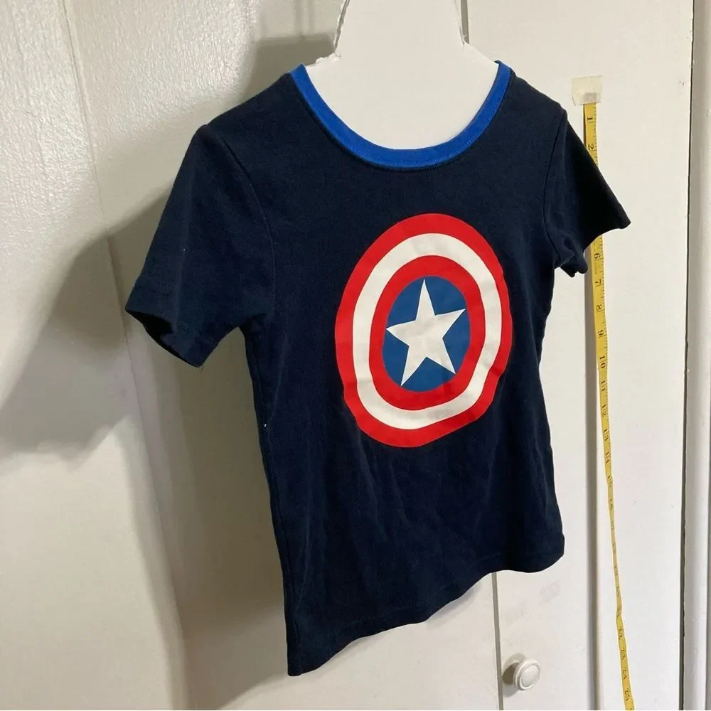 CAPTAIN AMERICA Toddler MARVEL Comics Superhero Tshirt Unisex Size 6
